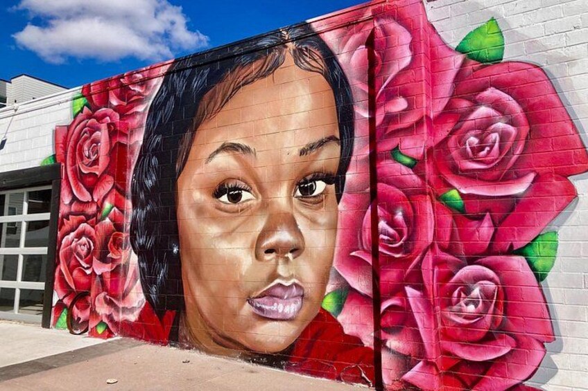 Honoring and telling the stories of current events and people are a big part of what the street art community does. 3