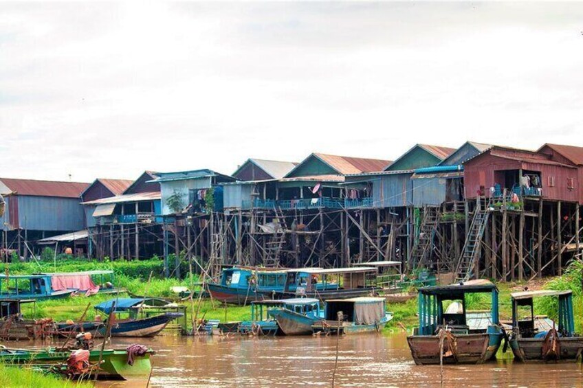 Private Authentic Khmer Cooking Class & Floating Village Tour 