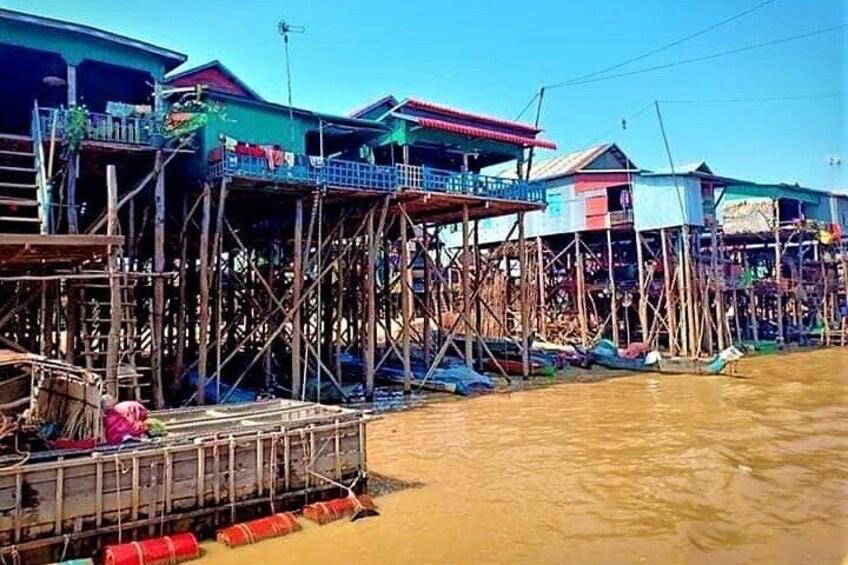 Private Authentic Khmer Cooking Class & Floating Village Tour 