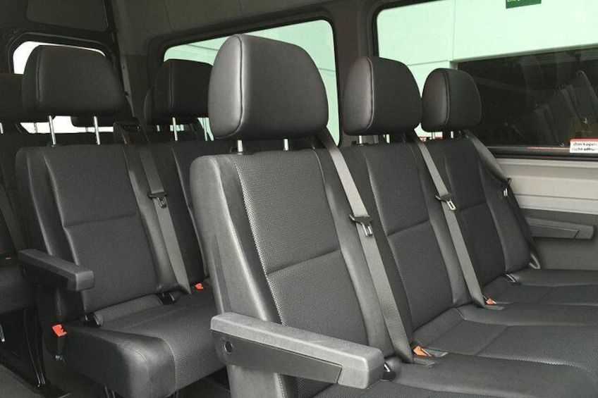 Seats up to 11 passengers. 2