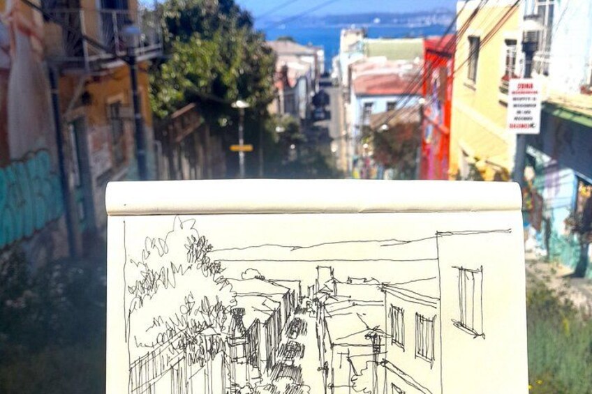 From Calle Lautaro Rosas with Calle Templeman 1