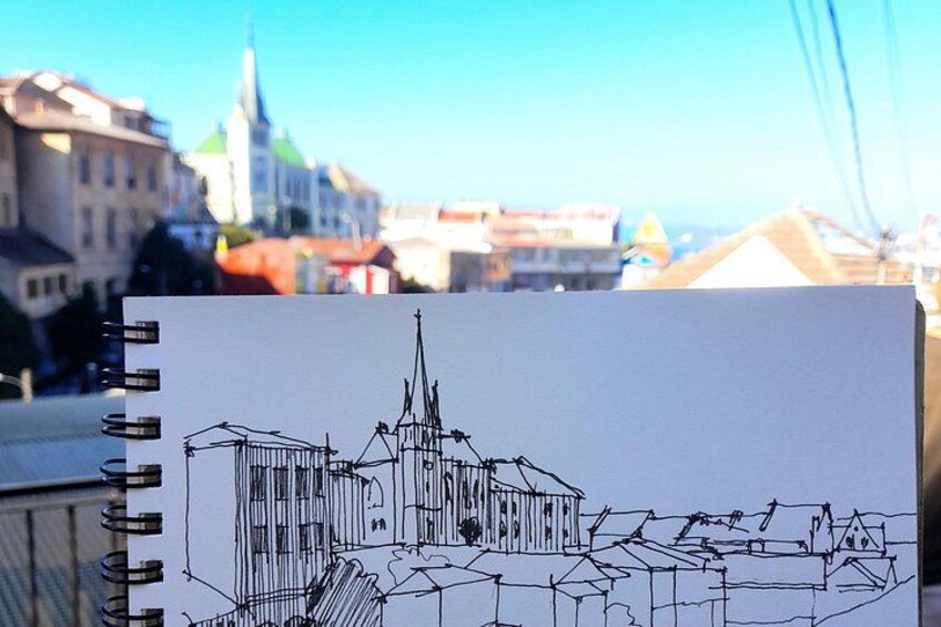 Learn Urban Sketching while you tour Valparaíso 3