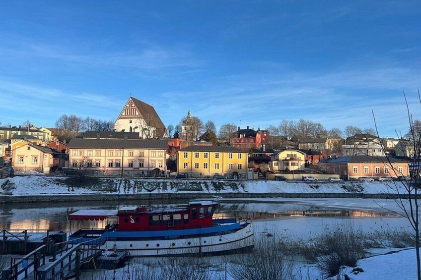Porvoo River side winter 2