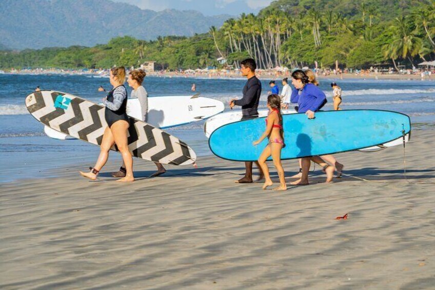 Surf Lessons in Tamarindo for Kids, Beginners and Intermediates