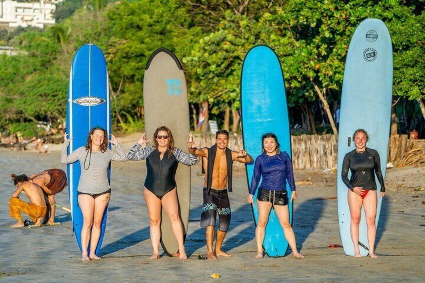 Surf Lessons in Tamarindo for Kids, Beginners and Intermediates