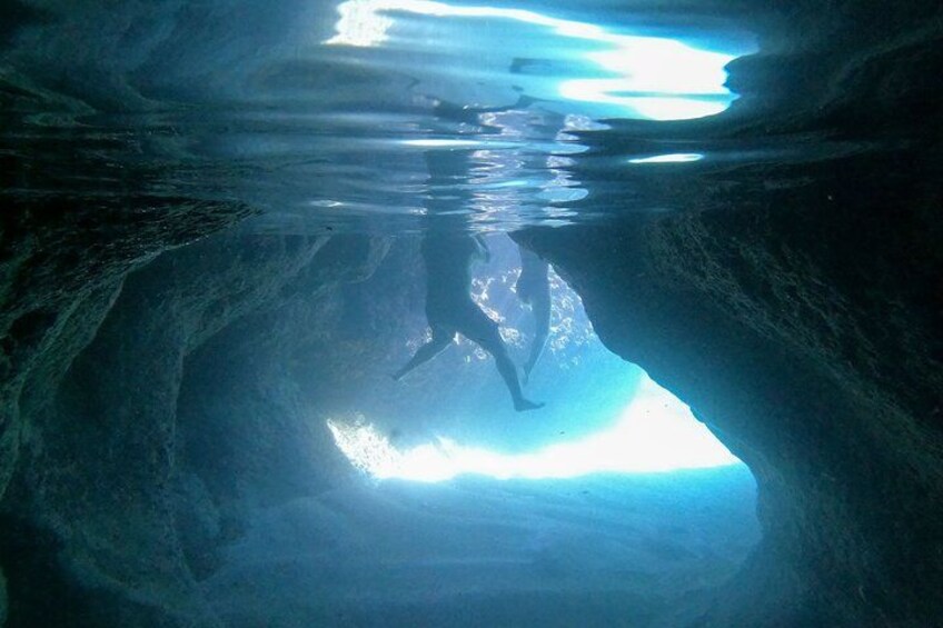 Inside the Green cave on Kolocep island 3