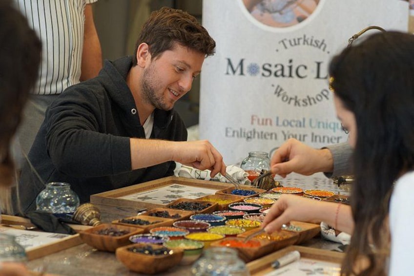 Istanbul: Turkish Mosaic Lamp Workshop in Galata – All Included 2