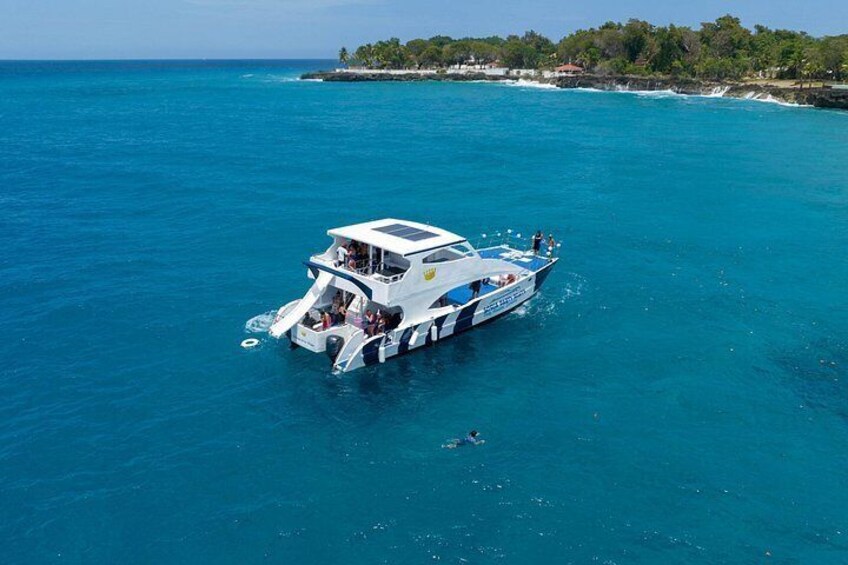 Sosua Party Boat - Snorkeling + Snack +BBQ Food and Drinks 1