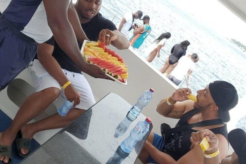 Sosua Party Boat - Snorkeling + Snack +BBQ Food and Drinks 3