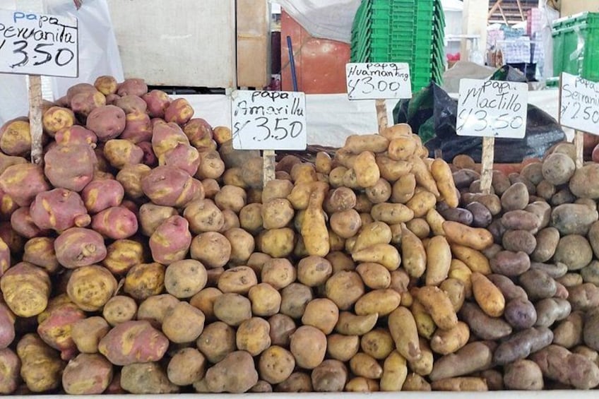 Potatoes in San Pedro Market Tour 2