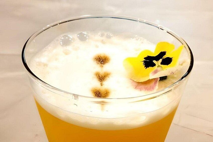 Passion fruit Sour (pisco) 2