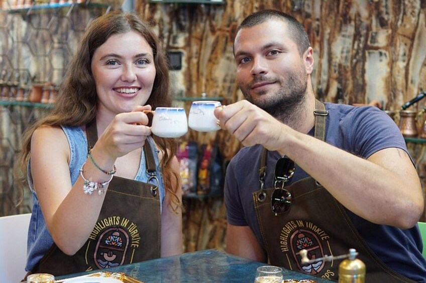 Turkish Coffee on Sand Workshop & Fortune Reading in Istanbul 3