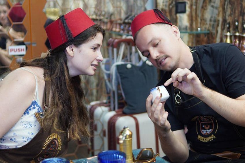 Turkish Coffee on Sand Workshop & Fortune Reading in Istanbul 2