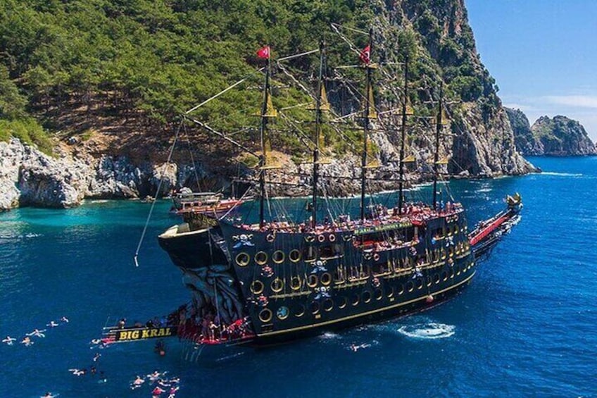 Side Big Kral Pirate Boat Trip - Biggest Pirate Boat Ever 1
