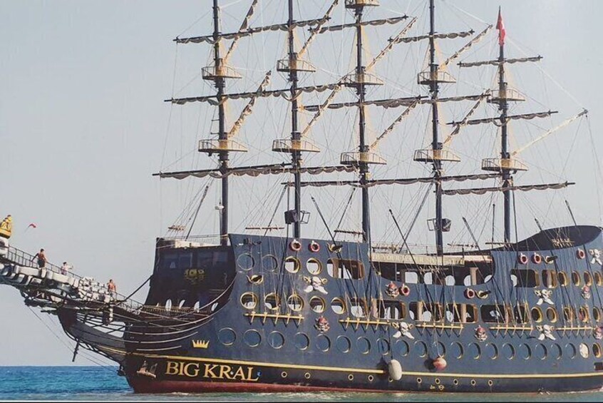 Side Big Kral Pirate Boat Trip - Biggest Pirate Boat Ever 2
