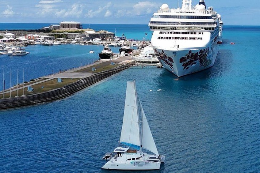 Private Catamaran charter Swim sail snorkel cliff jumping SUP 1