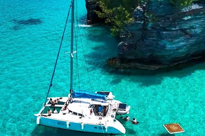 Private Catamaran charter Swim sail snorkel cliff jumping SUP 2