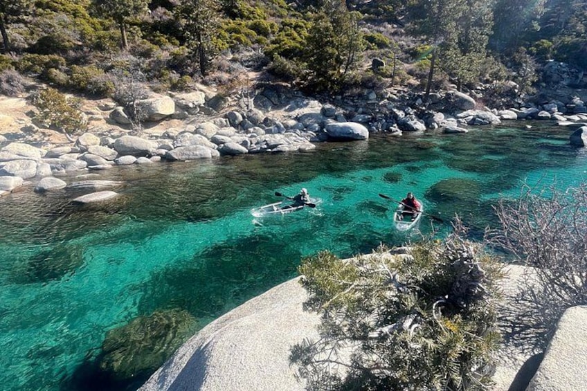 Clear Kayak Tour of Sand Harbor's Crystal Clear Waters 3