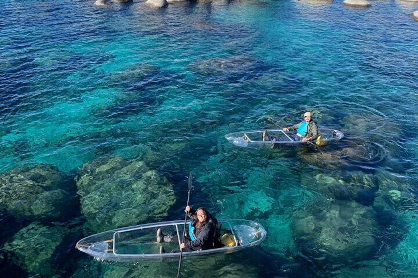 Clear Kayak Tour of Sand Harbor's Crystal Clear Waters 2