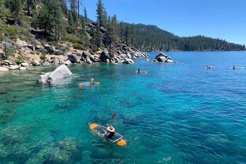 Clear Kayak Tour of Sand Harbor's Crystal Clear Waters 5