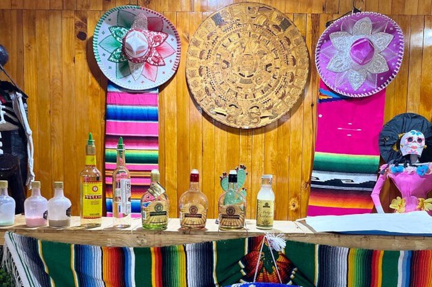 Optional Tasting of mezcal and pulque tequila 4