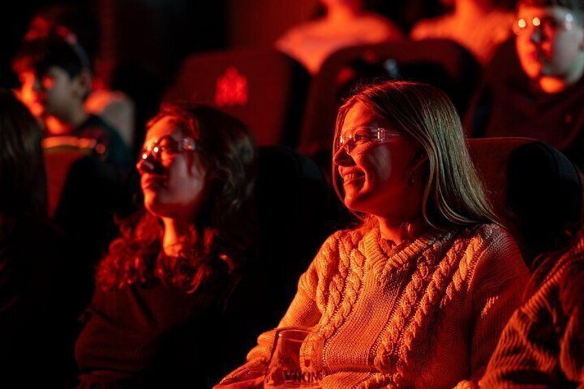 Mesmerized by the glow of real molten lava — smiles, wonder, and unforgettable moments at Lava Show. 5