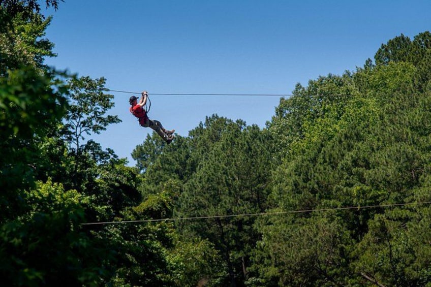 Ziplining and Climbing at The Adventure Park at Virginia Aquarium 1