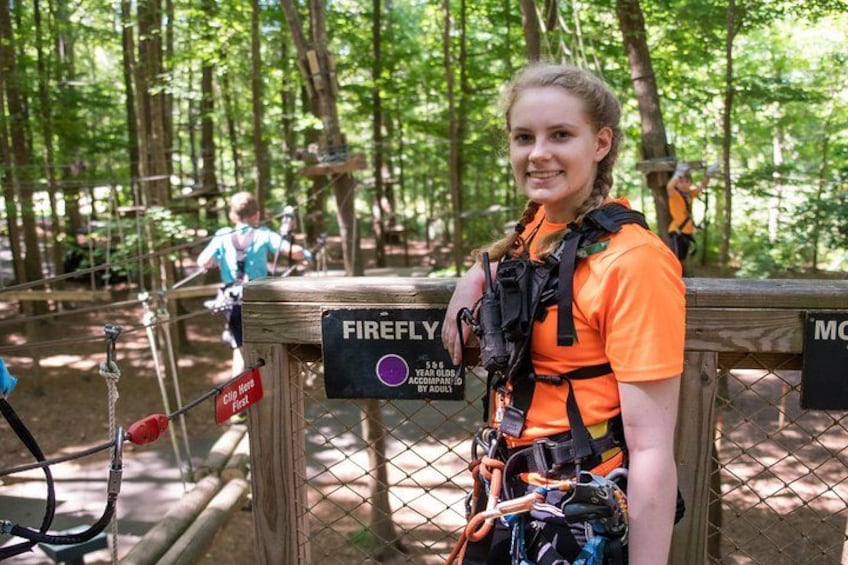 Ziplining and Climbing at The Adventure Park at Virginia Aquarium 2