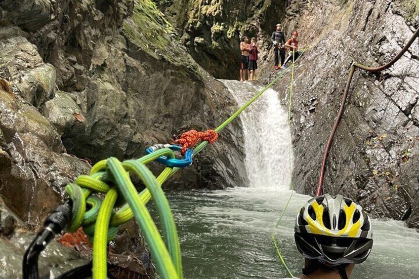 Canyoning Bonito River in Bonao