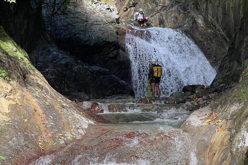 Canyoning Bonito River in Bonao