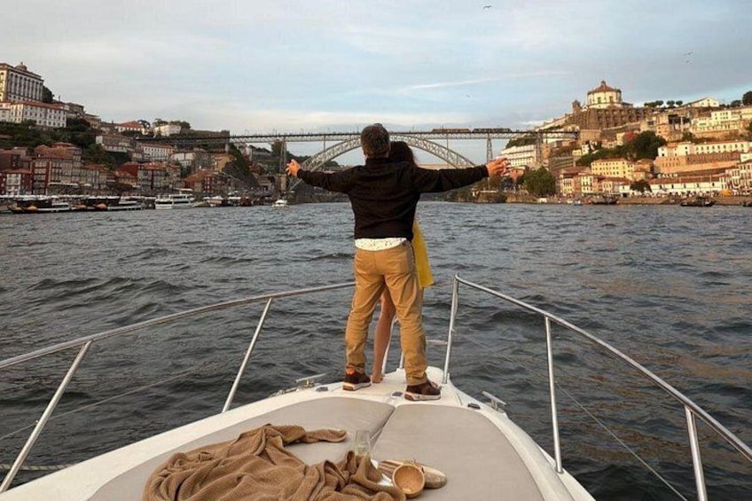 Porto Private Douro River Yacht Cruise with Local Wine and Snacks 3
