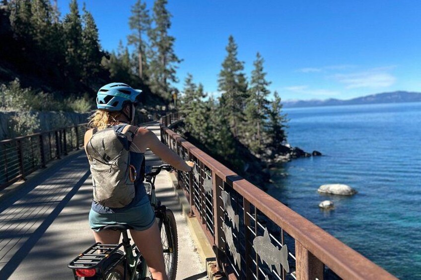 Self Guided E-Bike Tour on Lake Tahoe’s East Shore Bike Path 2