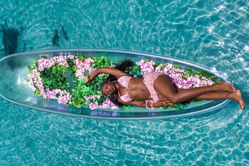 Clear Kayak Photoshoot and Drone Video in Montego Bay 1