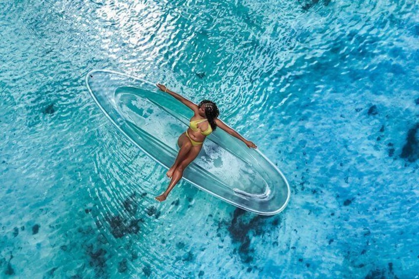 Clear Kayak Photoshoot and Drone Video in Montego Bay 1