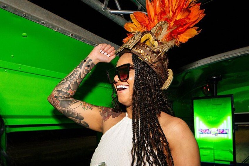 Aruba Nightlife Party Bus with Unlimited Drinks and DJ 3
