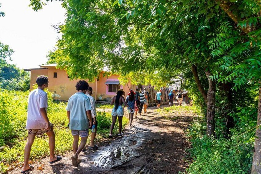 Village walk at Wasini Island 3