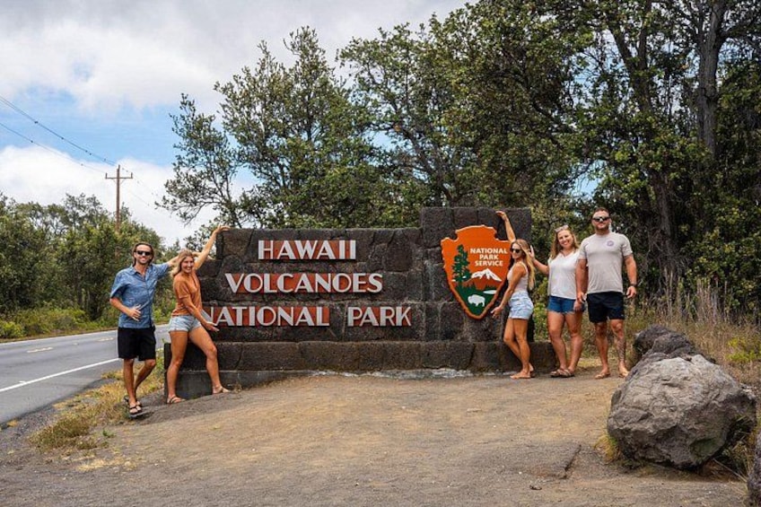 Volcano's Natinal Park sign! 1