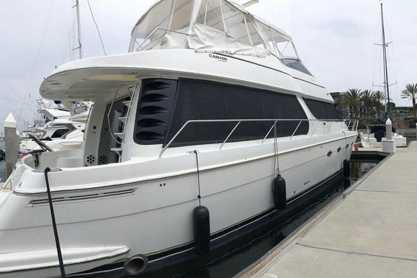 Yacht rental charter in Marina del Rey - 60' CARVER 1