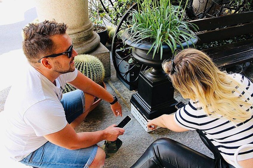 Sato Code Escape Room across Locarno 5