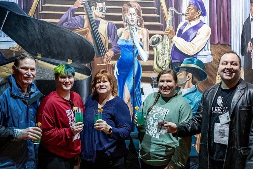 Listen to your guide's spooky storytelling as you play drinking games and make new friends! 4