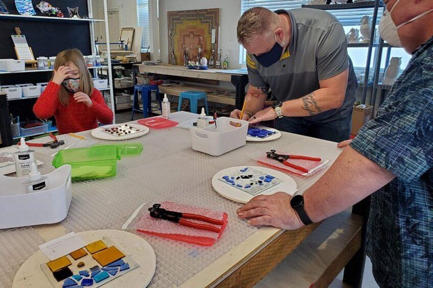 Glass fusing session 2