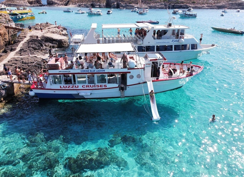 Picture 17 for Activity Sliema: Cruise to Comino, Crystal Lagoon, and Blue Lagoon 3