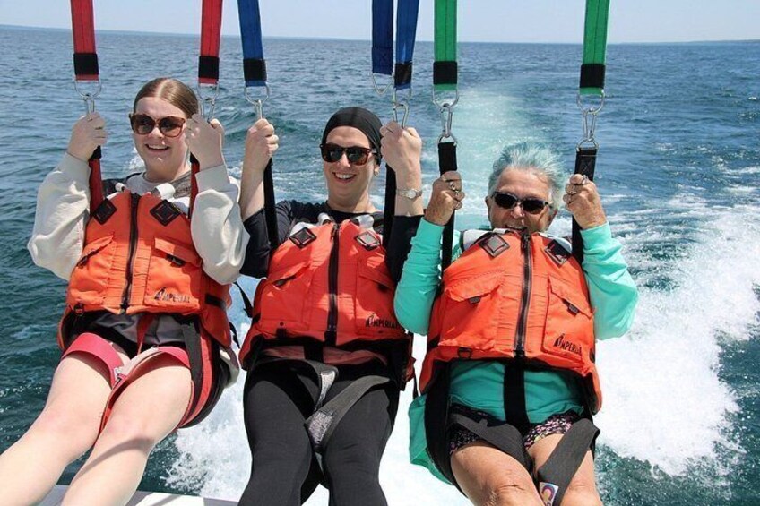Mackinaw City Parasailing 3