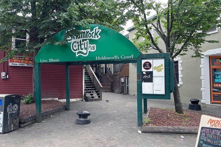 Our meeting point at the corner of George Street and Adelaide Street. 2