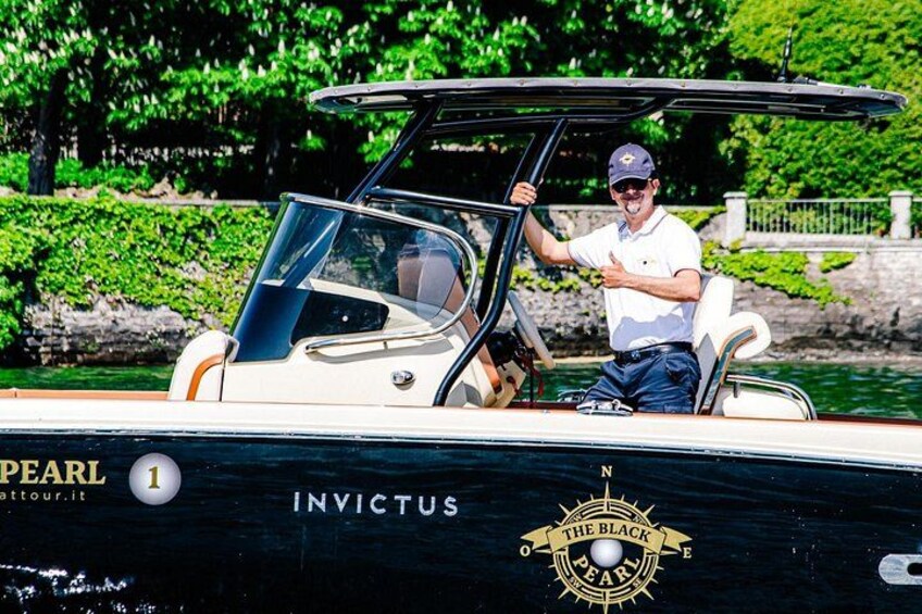 1H Luxury Cruise Como Lake Tender Yacht Invictus 9 Pax 5