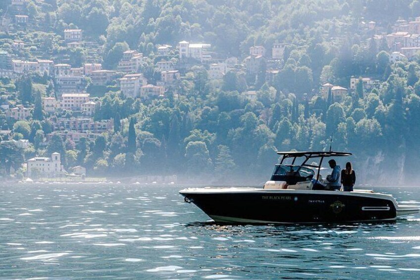 4H Como Lake Cruise drop of Bellagio and Varenna on Tender Yacht 5