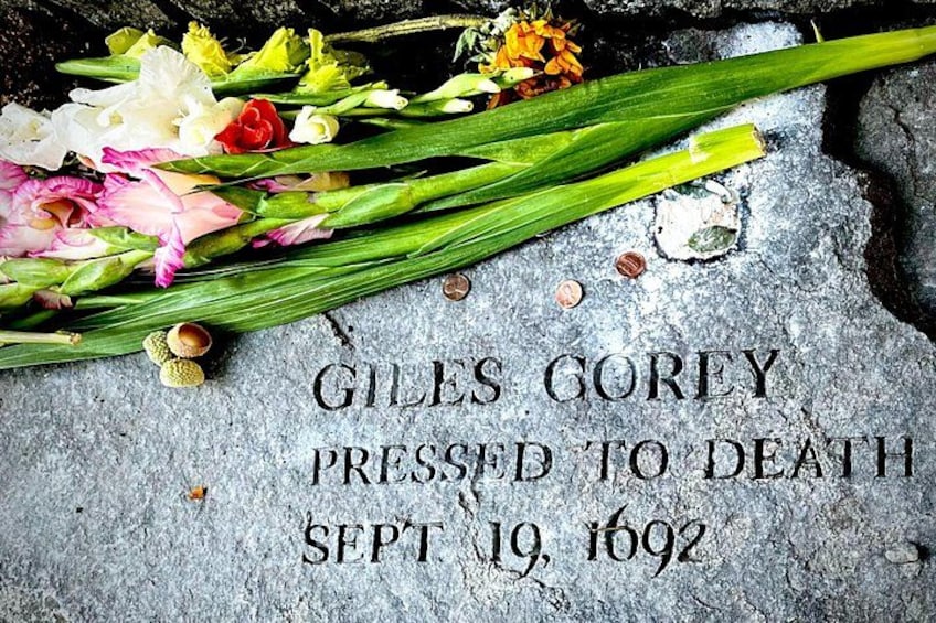 Giles Cory - Salem Witch Trial Memorial 3