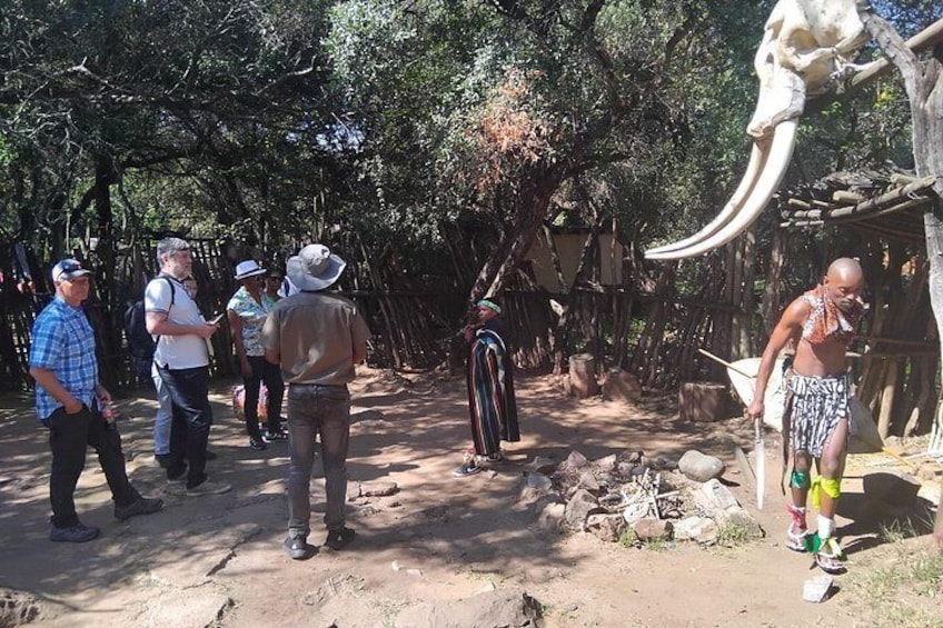 Learning about different tribes in South Africa. 3
