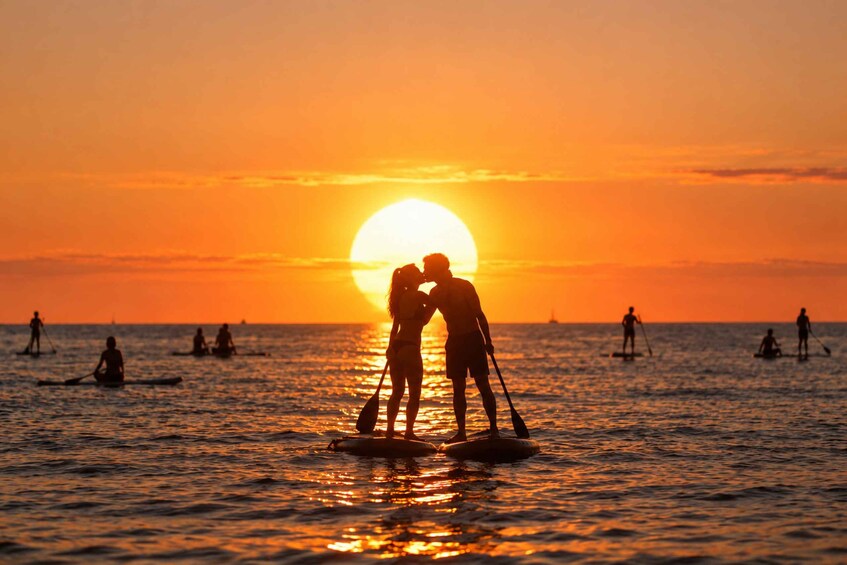 Picture 3 for Activity Barcelona: Sunrise Paddleboarding with Instructor and Photos 2