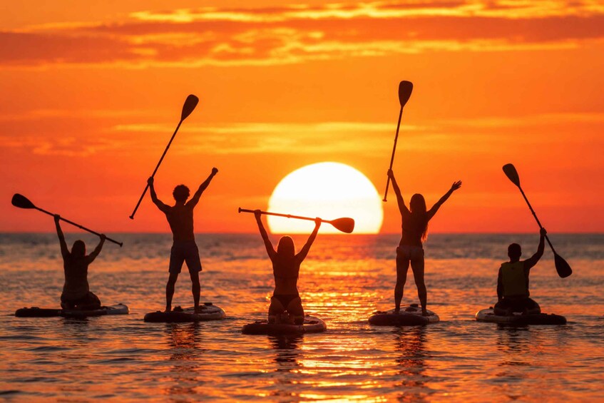 Picture 1 for Activity Barcelona: Sunrise Paddleboarding with Instructor and Photos 3
